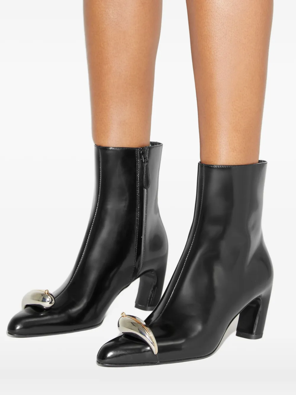 Tory Burch 65mm Pierced Xl Ankle Boot In Black