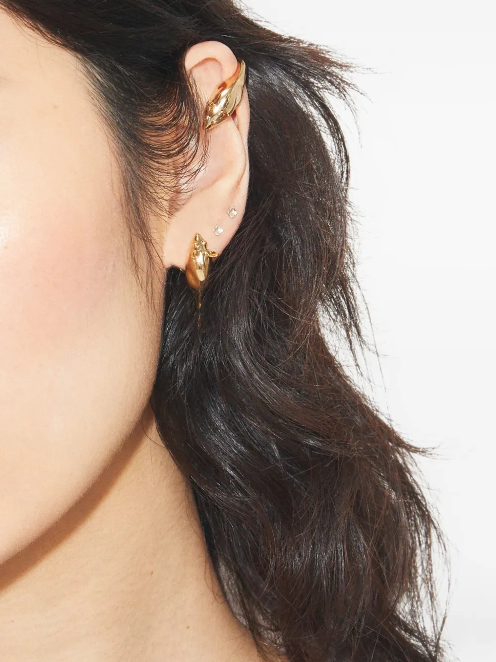 Tory Burch Drie paar Mice oorbellen - Goud