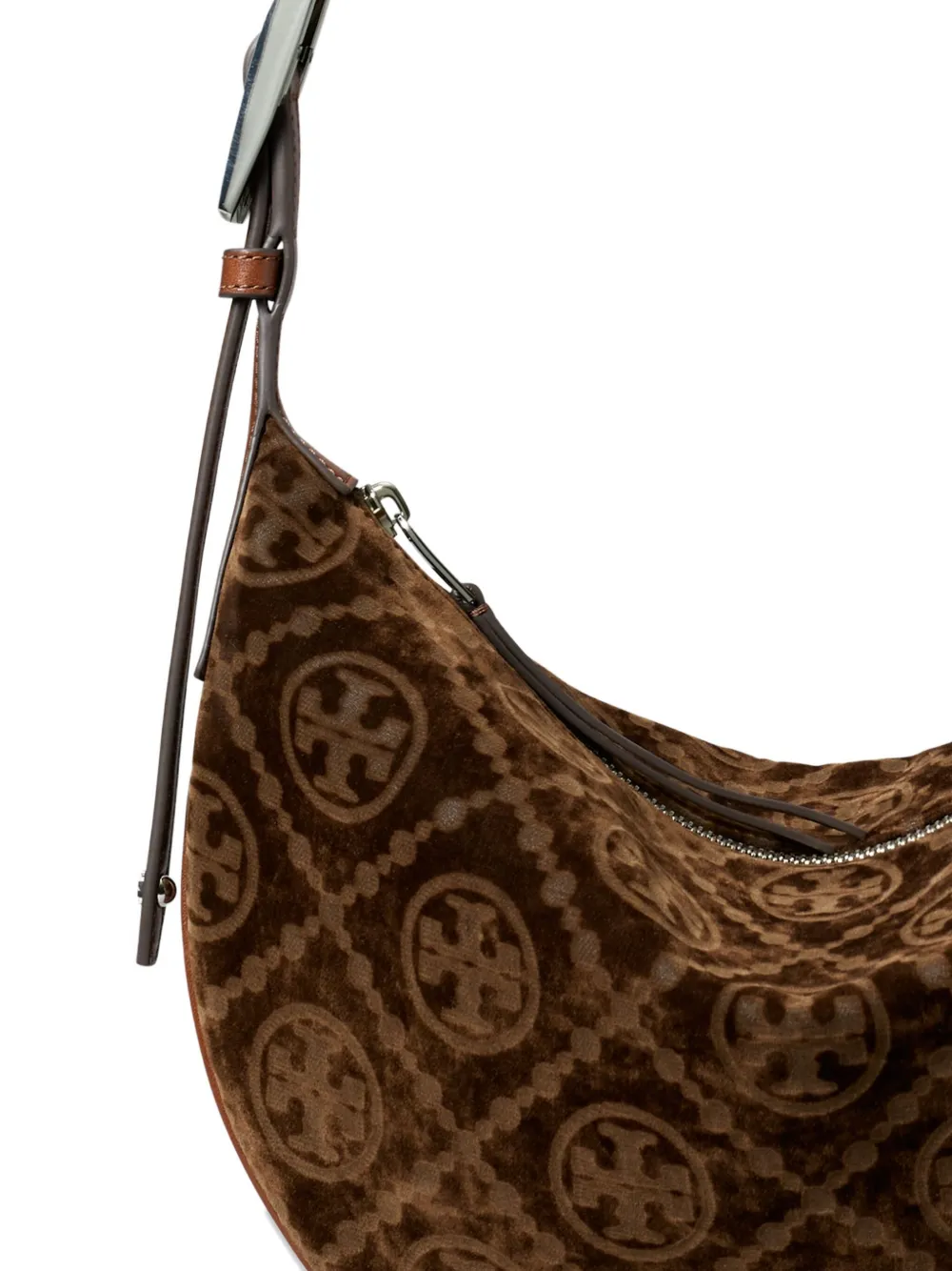 Tory Burch T Monogram Balloon Small Shouder Bag In Brown
