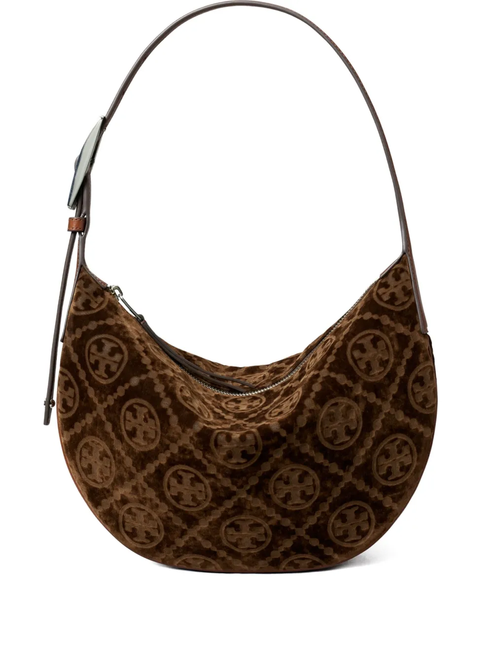 Tory Burch T Monogram Balloon Small Shouder Bag In Brown
