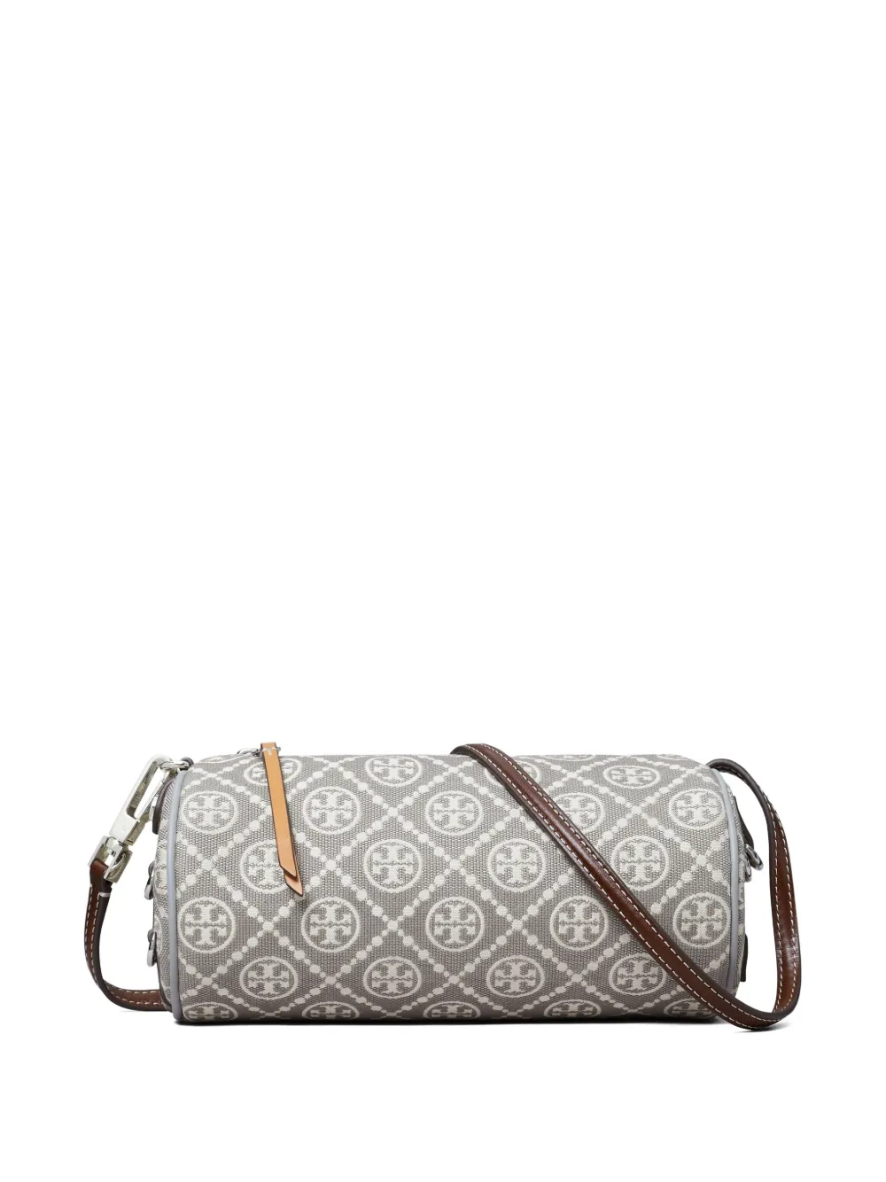 Tory Burch Cilindervormige utility crossbodytas met monogram Grijs
