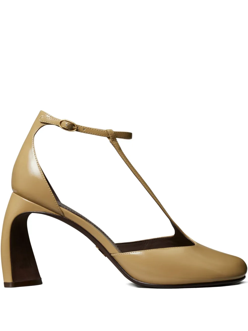 Tory Burch 90mm peep-toe T-strap shoes Bruin