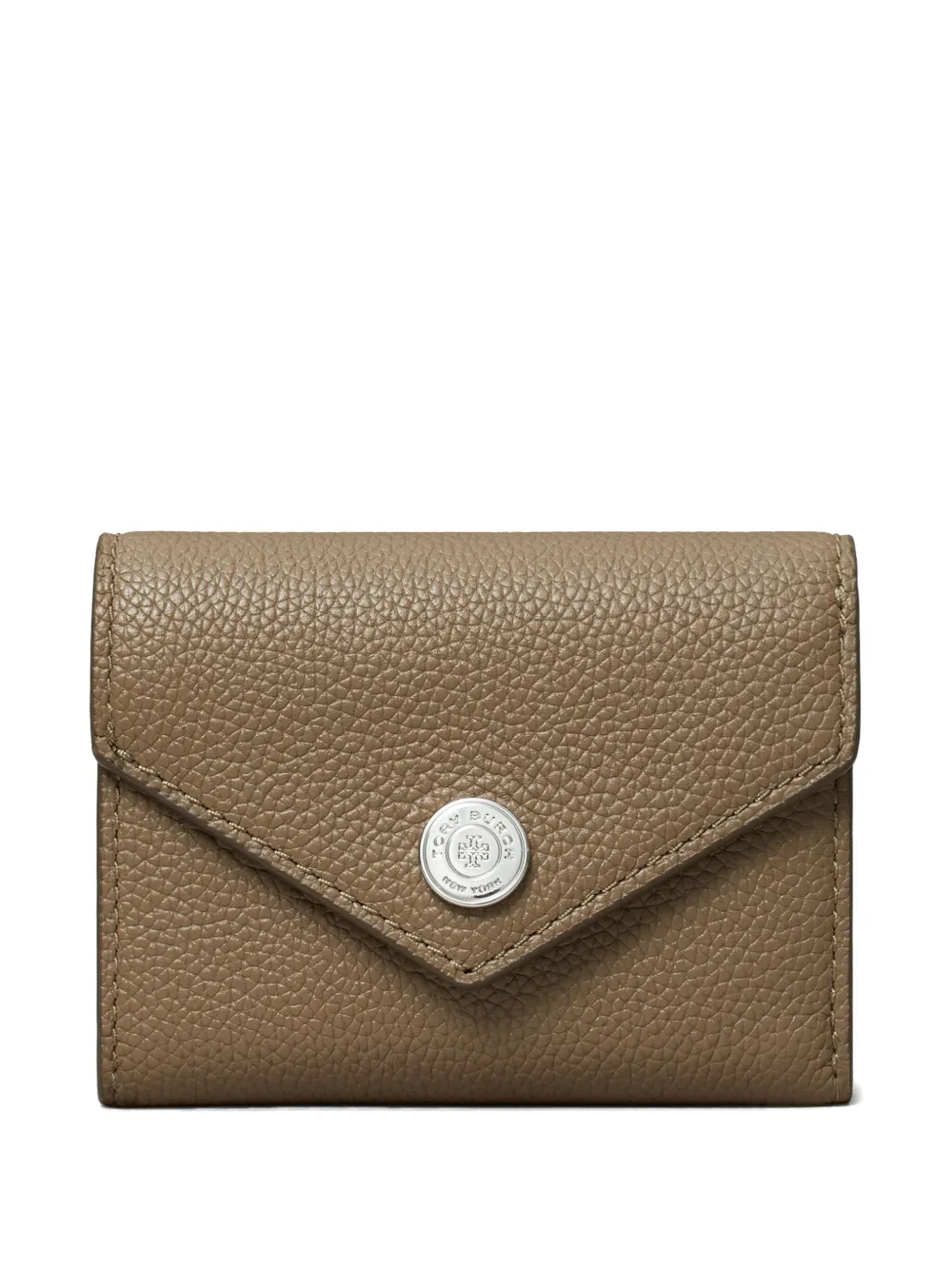 Tory Burch Pebble Envelope Small Wallet In Brown