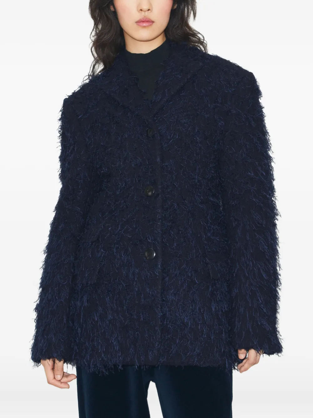 Tory Burch Wollen blazer Blauw