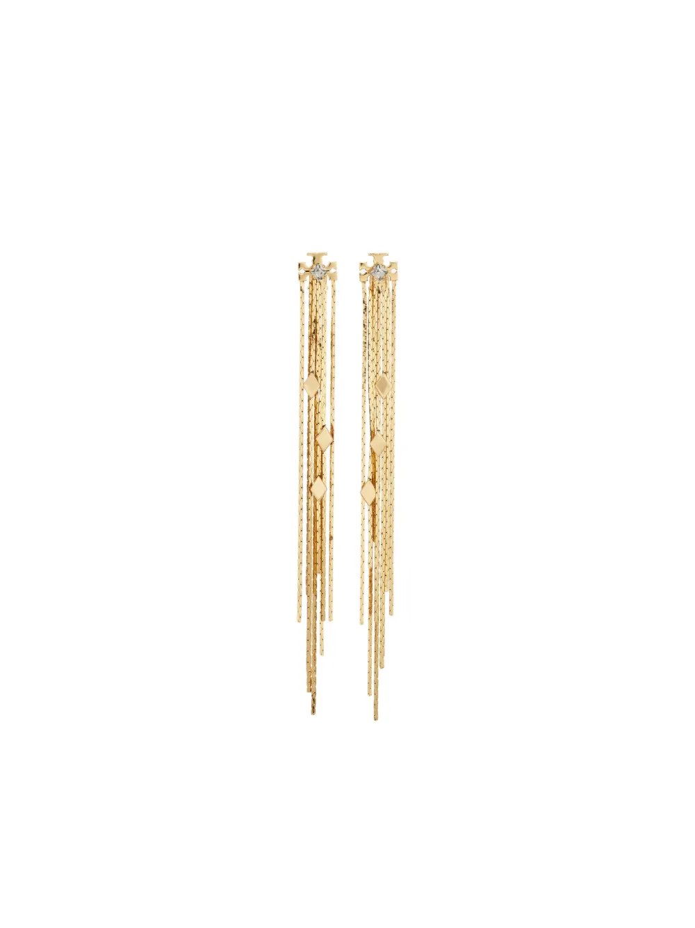 Tory Burch Oorbel met ketting - Goud