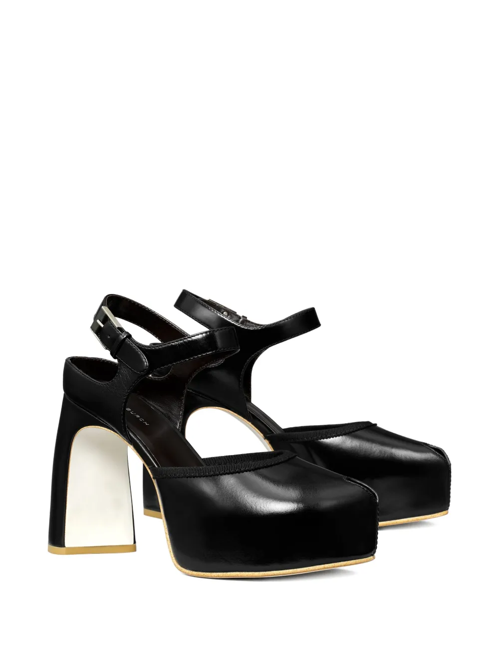 Tory Burch 110mm peep-toe platform pumps Zwart