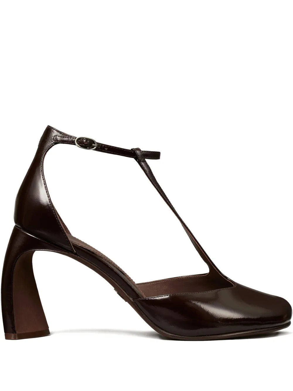 Tory Burch 90mm peep-toe T-strap sandals Bruin