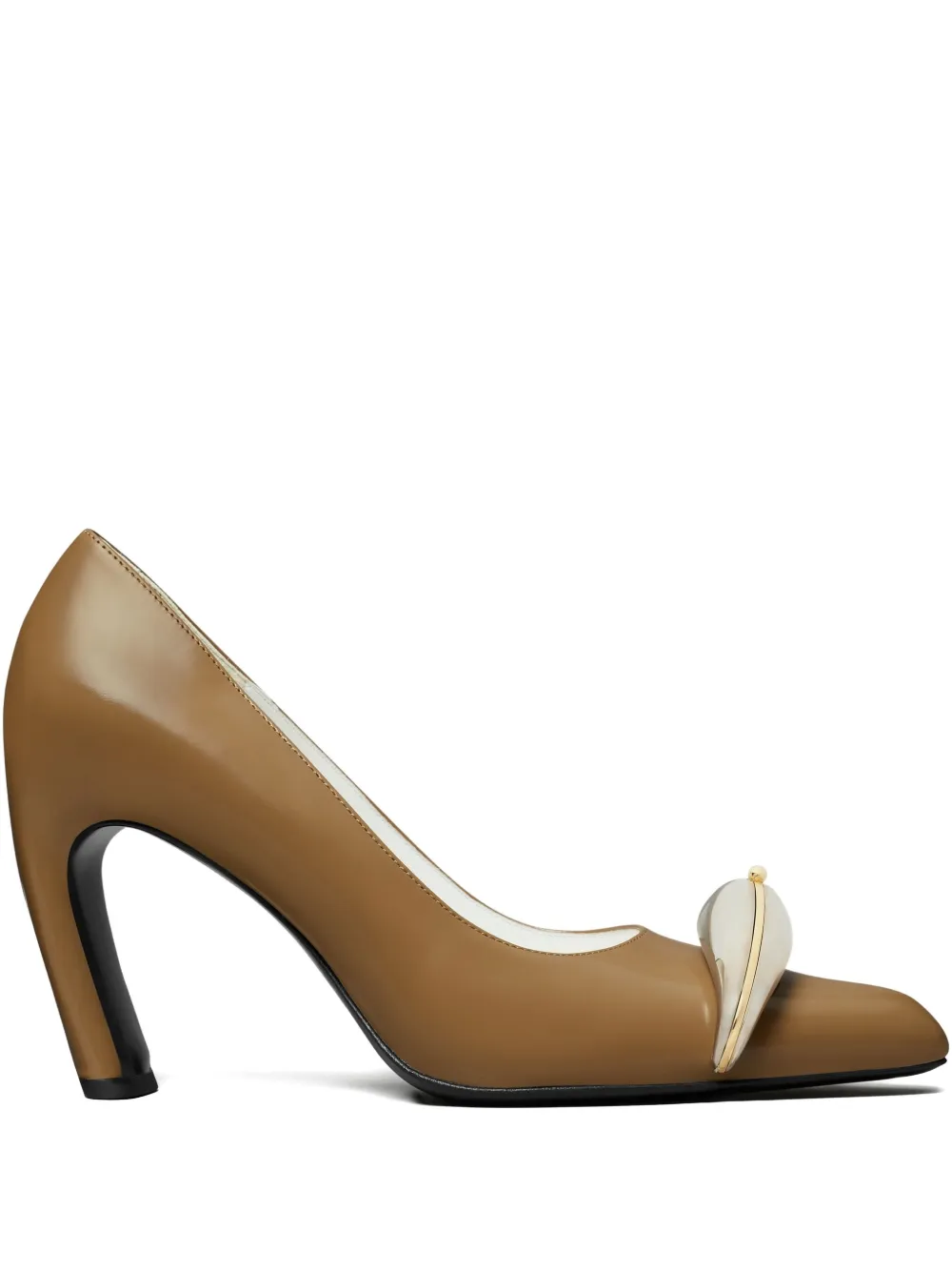 Tory Burch 90mm pierced pumps Bruin