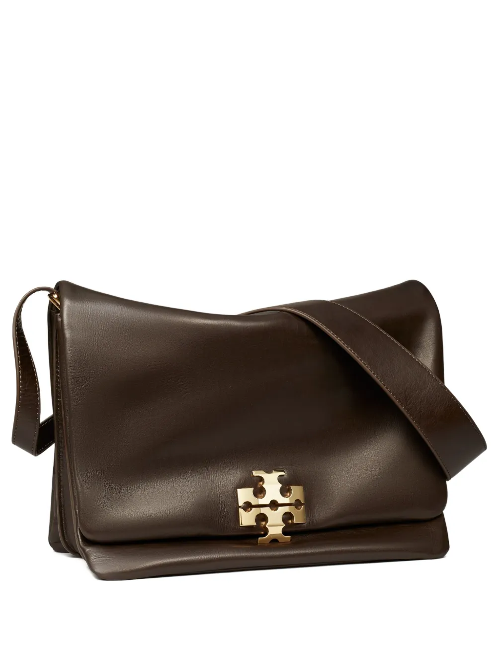 Tory Burch Charlie ロゴ ショルダーバッグ L - ブラウン Tory Burch Charlie ロゴ ショルダーバッグ L - ブラウン