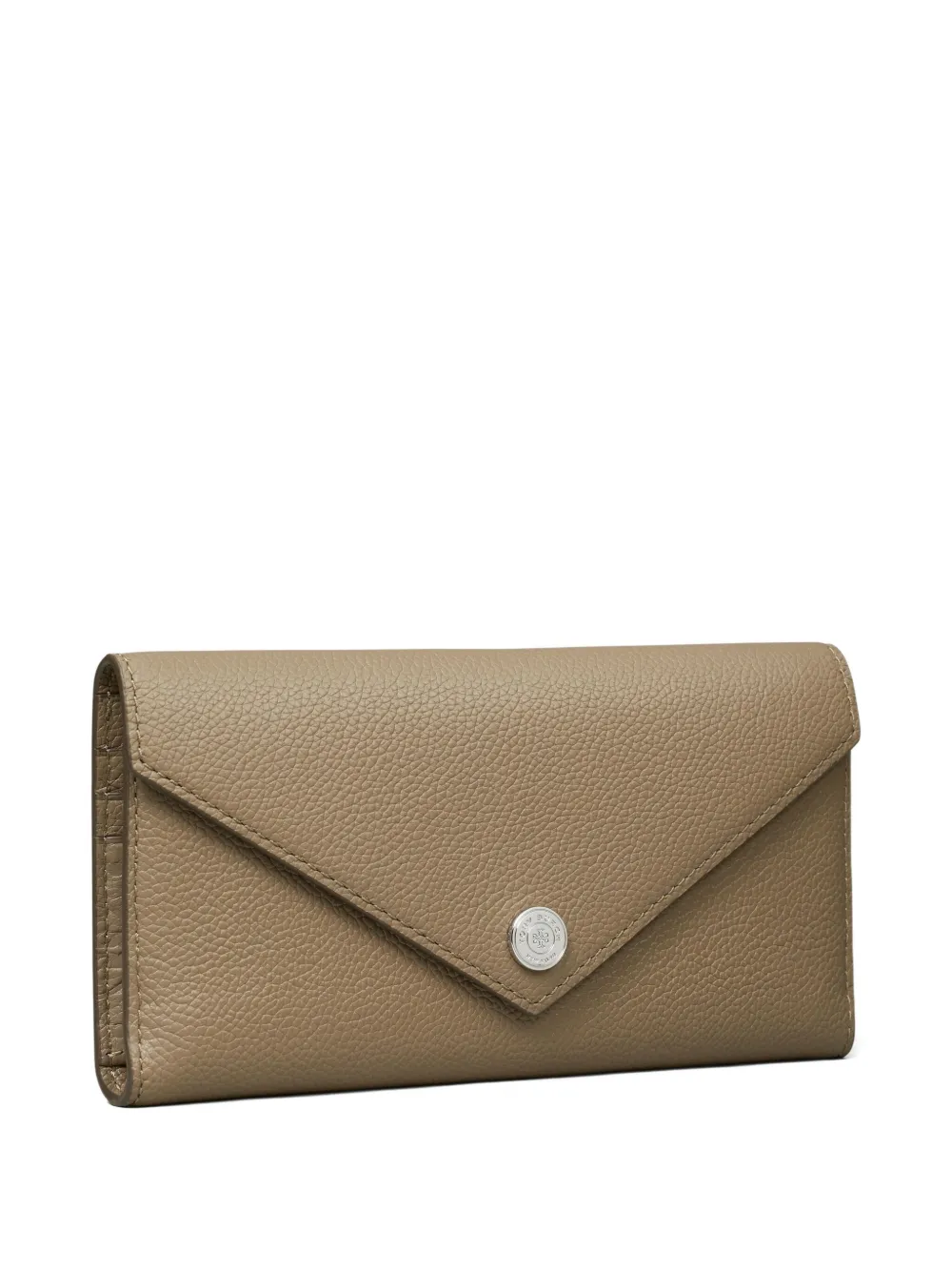 Tory Burch Pebble Envelope Long Wallet In Brown