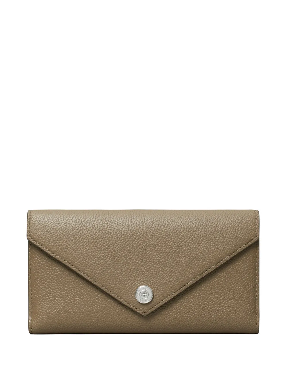 Tory Burch Pebble Envelope Long Wallet In Brown