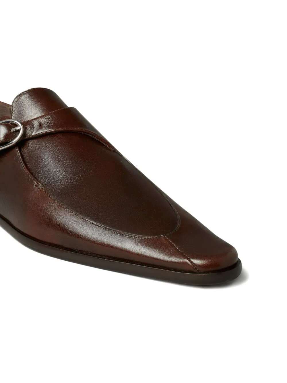 Tory Burch Twisted Monk-loafer In Brown