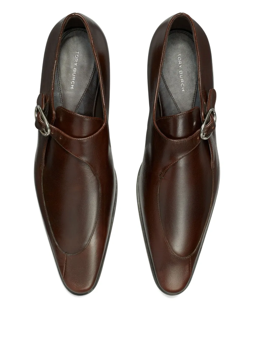 Tory Burch Twisted Monk-loafer In Brown