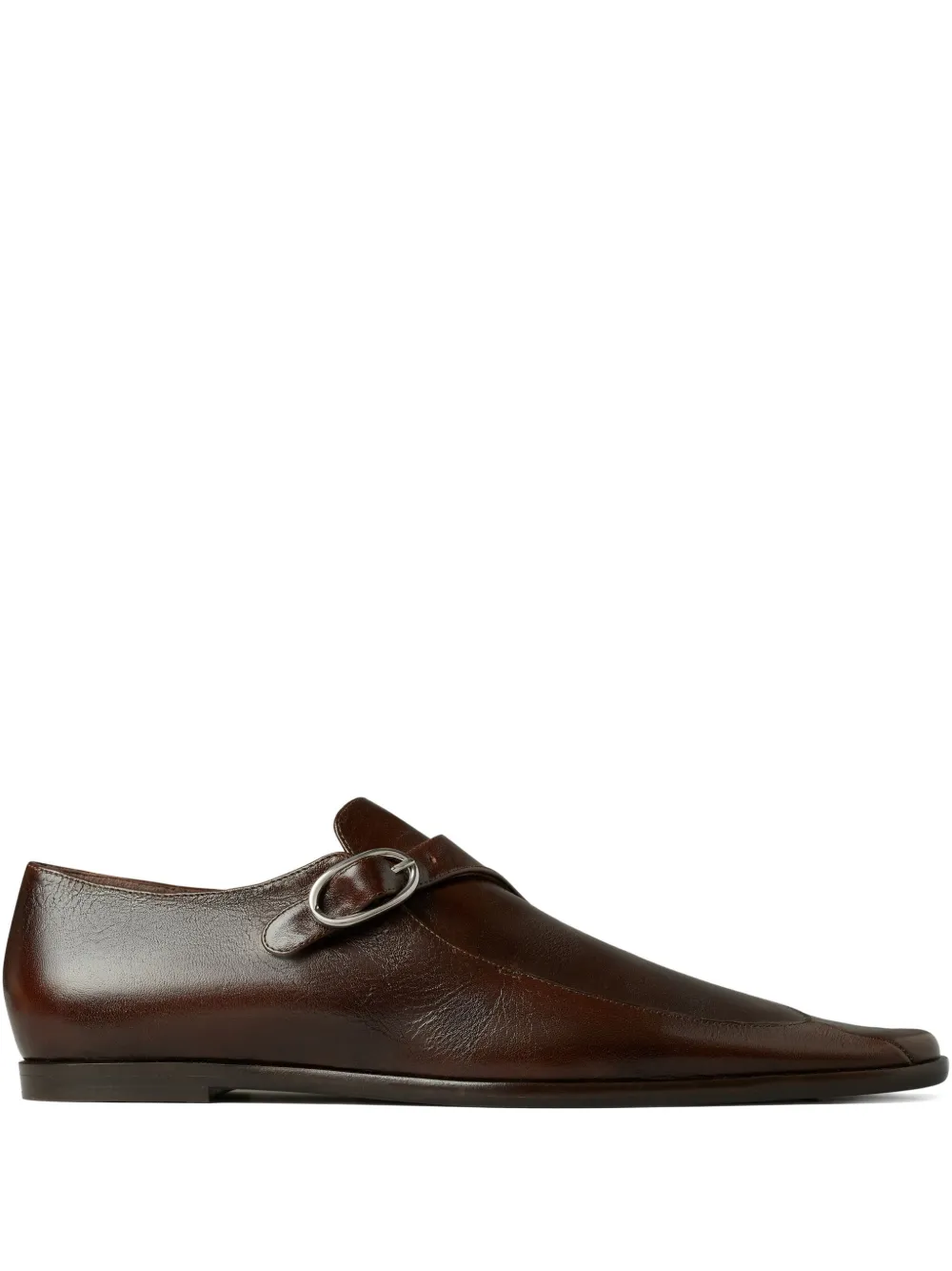 Tory Burch Twisted Monk-loafer In Brown