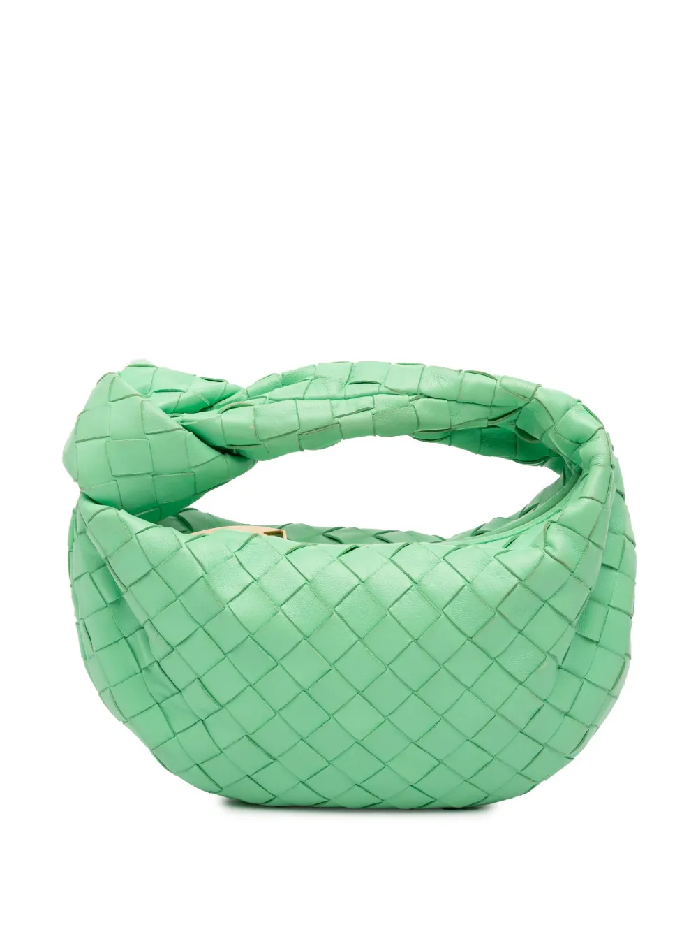 Bottega Veneta Pre-Owned 2012-2025 Mini Nappa Intrecciato Jodie hobo bag - Green
