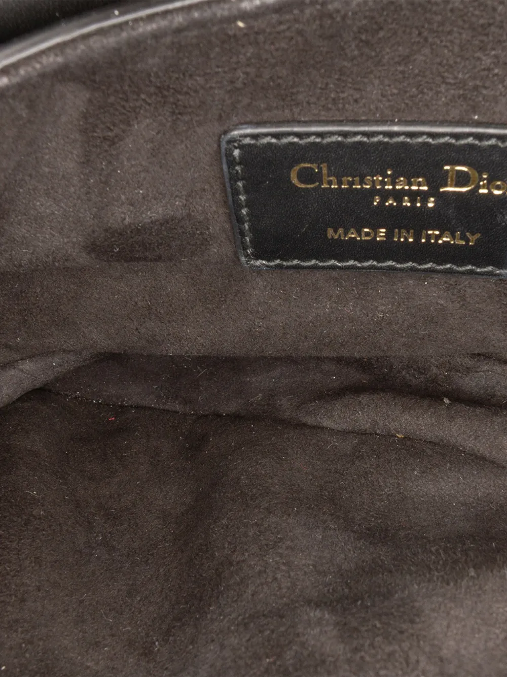 Pre-owned Dior 2018 Mini Smooth Calfskin Saddle Bag Satchel In Black