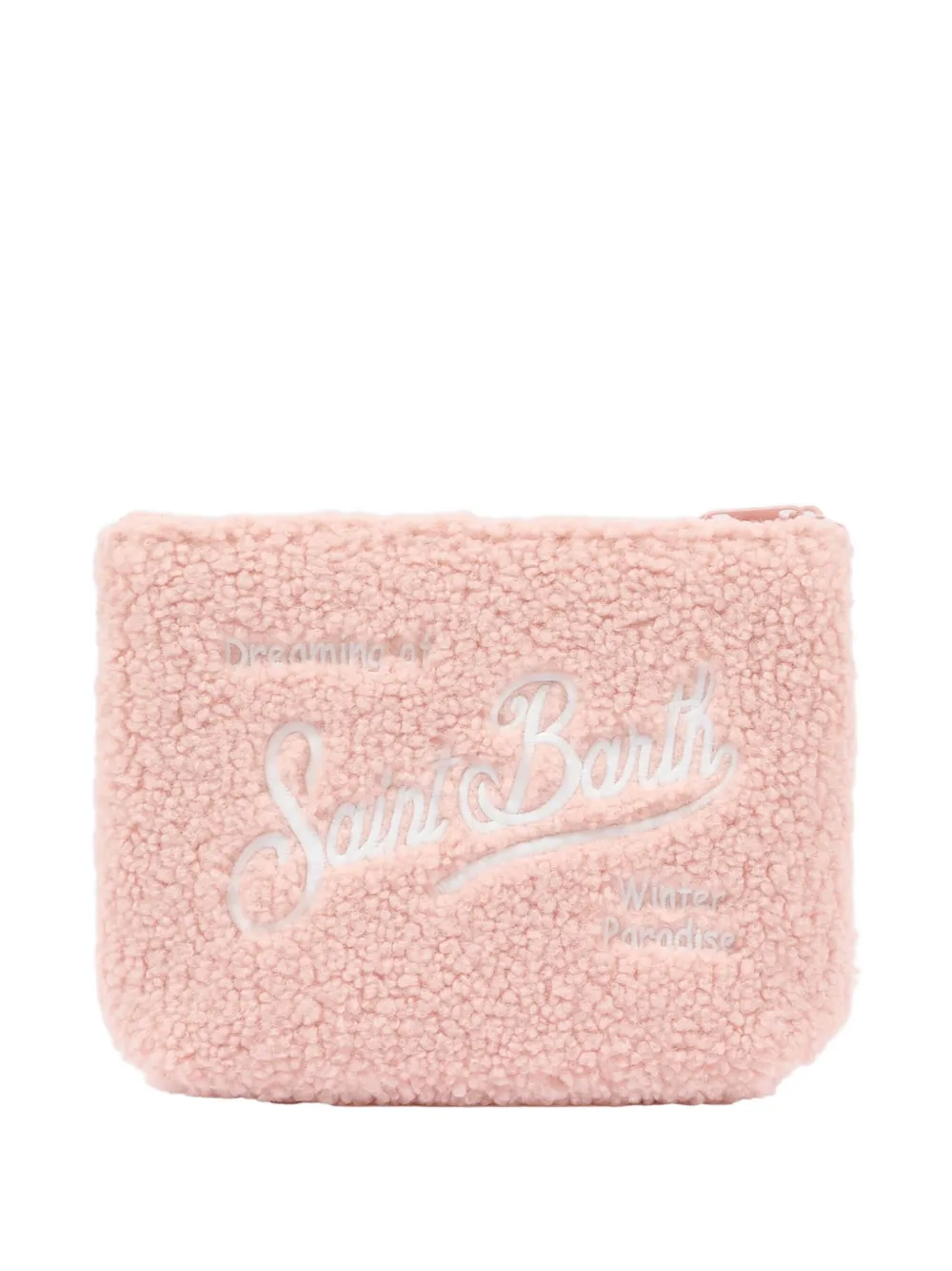 Mc2 Saint Barth Sherpa Pouch In Pink