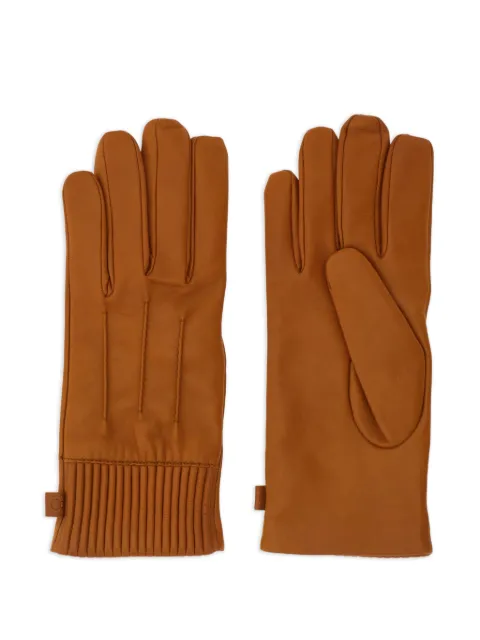 Ferragamo Lined top-stitched gloves