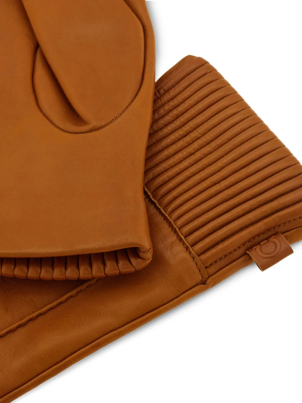  Ferragamo Lined Top-stitched Gloves - Brown 