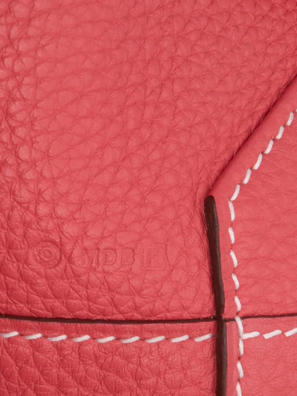 Pre-owned Hermes 2014 Clemence Double Sens 36 Tote Bag In Red