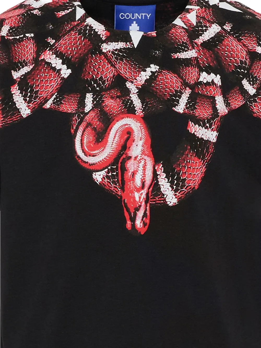 County Of Milan Short-sleeve Graphic T-shirt In Black