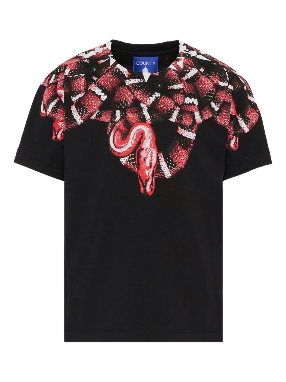 County Of Milan Short-sleeve Graphic T-shirt In Black