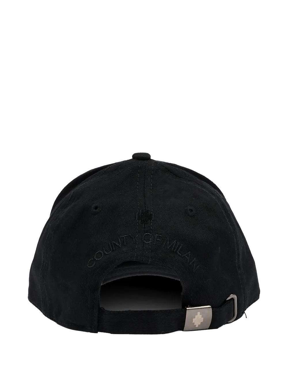 COUNTY OF MILAN Embroidered Cap - Zwart