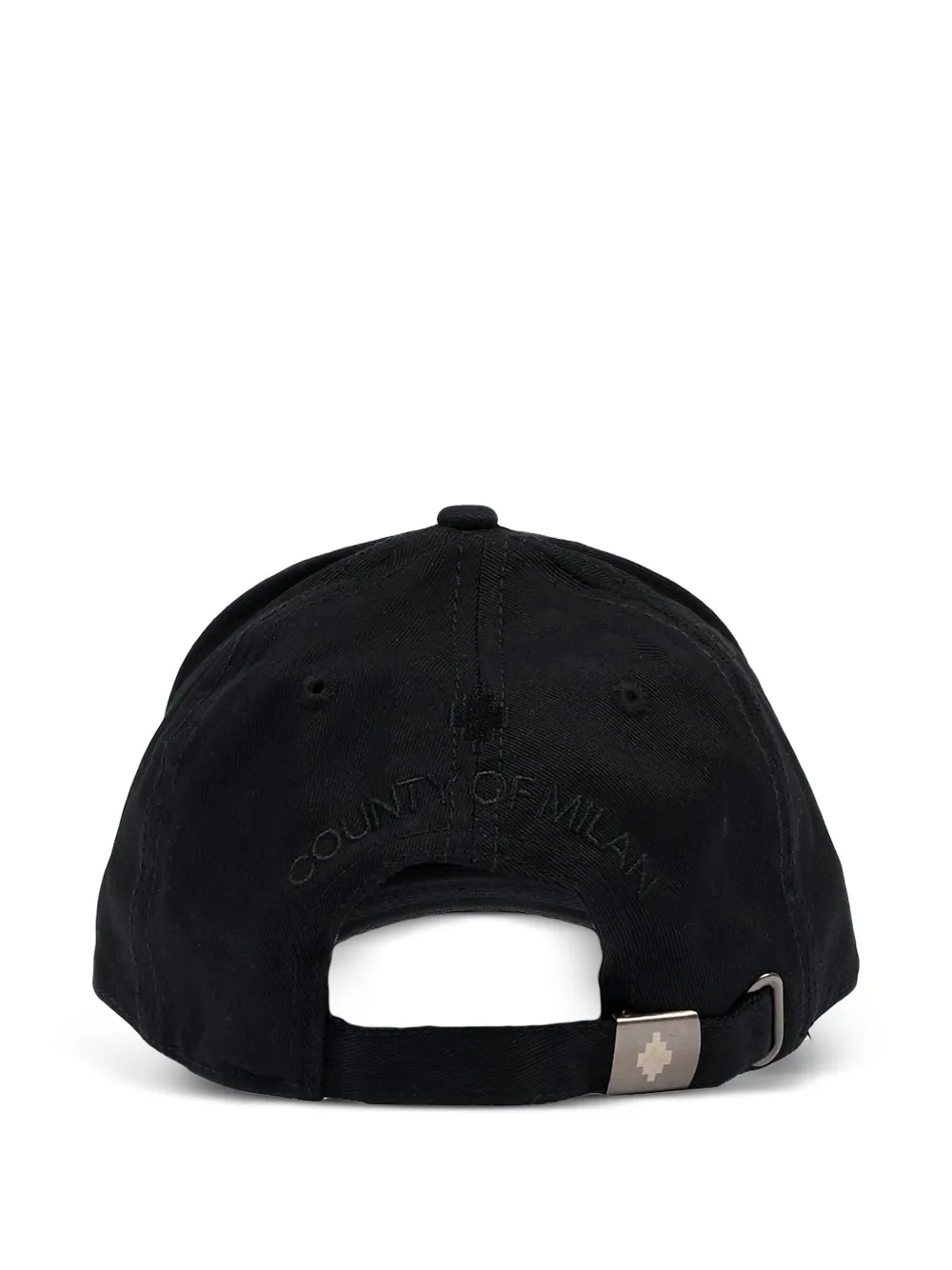 COUNTY OF MILAN Pet met borduurwerk Zwart