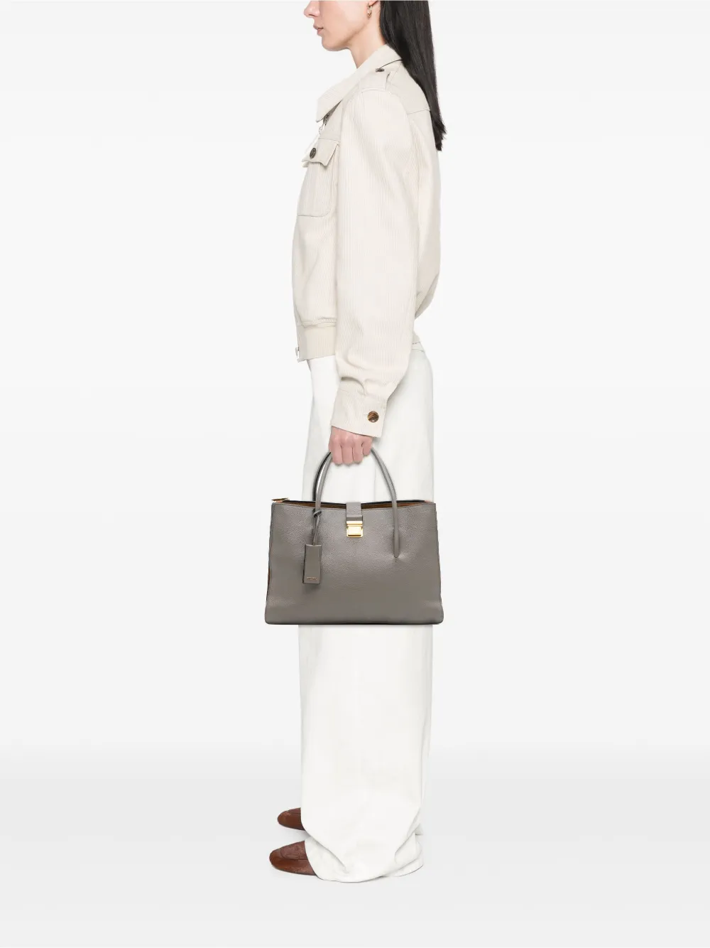 Miu Miu Pre-Owned Borsa a tracolla Madras Push Lock in pelle di capra 2010-2025 | Pre-owned | Image 2