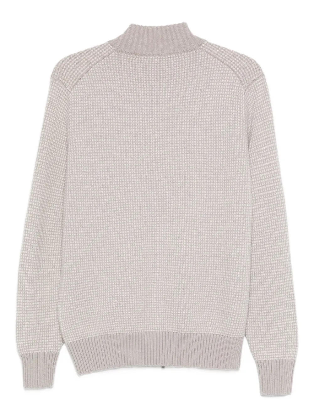 Doriani Cashmere zip textured cardigan | Cardigans | Image 2