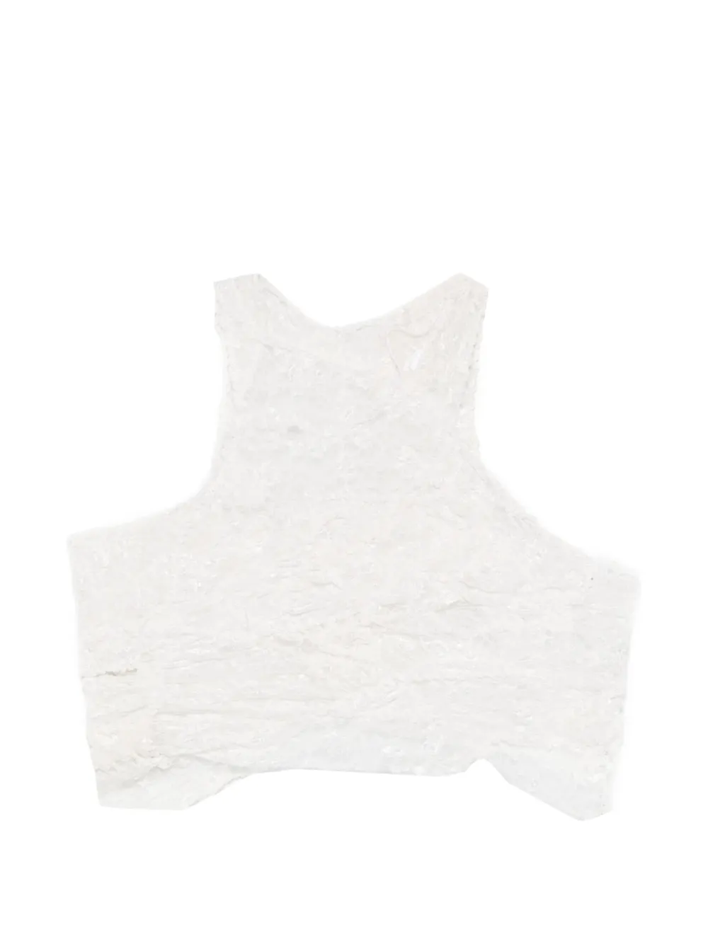 Oh Carla ruffled top - Bianco