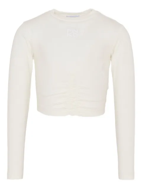Pinko Kids playera fruncido con logo