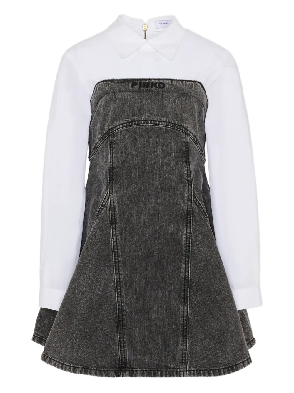 Pinko Kids long-sleeve dress | Grey | Image 1