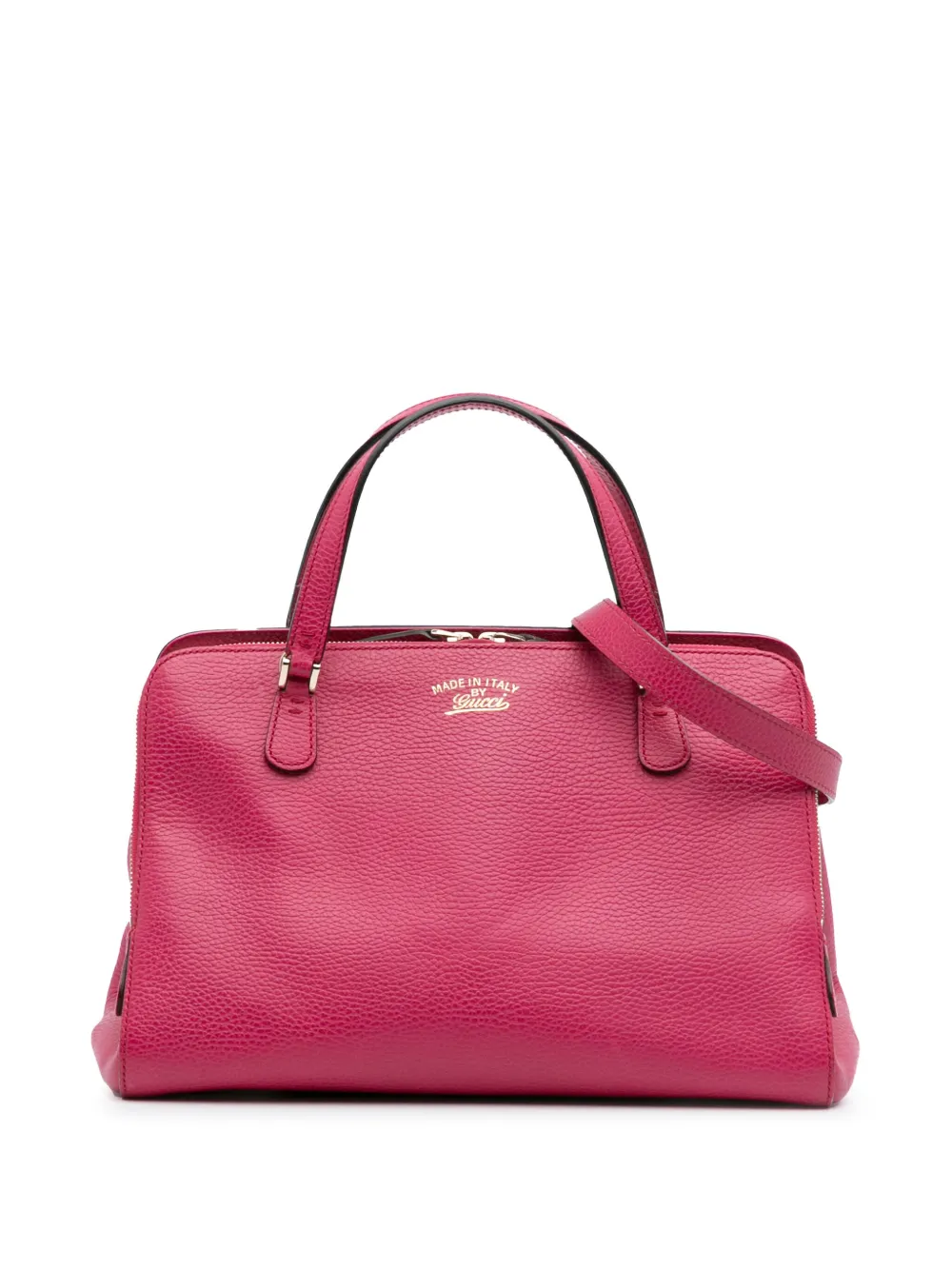 Gucci Pre-Owned 2016-2025 カーフスキン スウィング トップハンドル サッチェルバッグ - ピンク