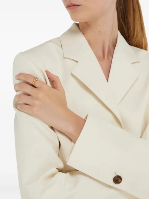 Bague nœud à double anneau - Ferragamo - Modalova