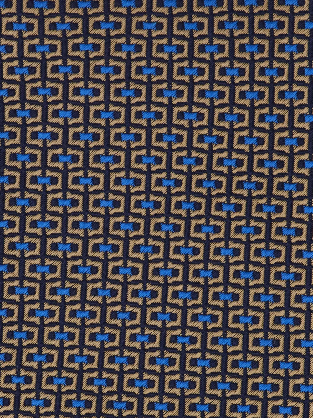 Ferragamo Gancini stropdas met jacquard Bruin