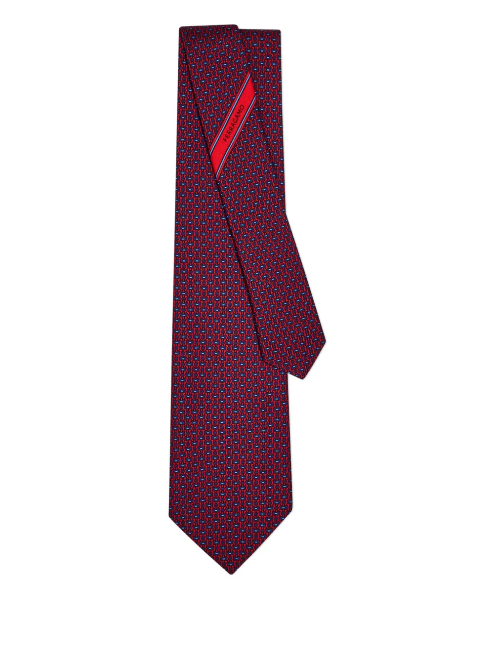 Ferragamo gancini print silk tie | Image 2