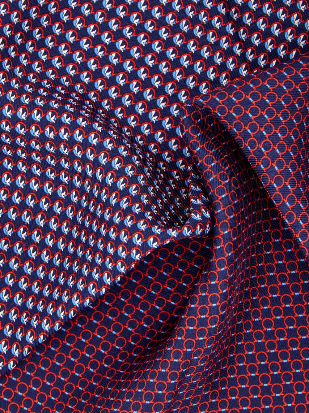 Ferragamo gancini pegasus print pocket square scarf | Image 2