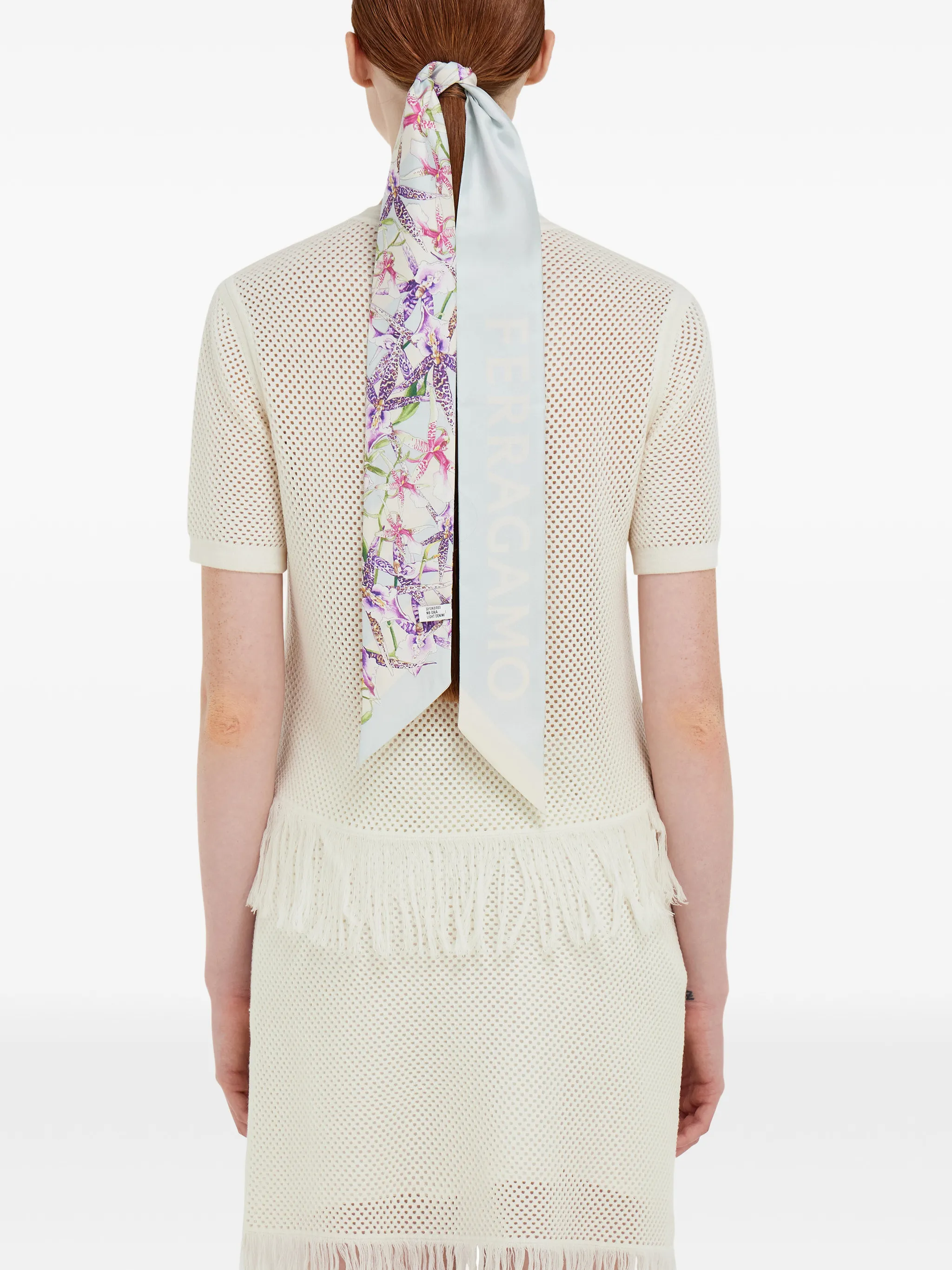 Ferragamo Gaia-print silk scarf