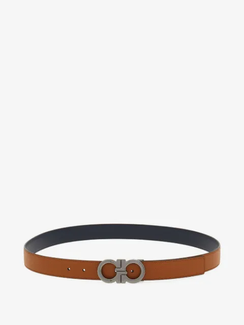 Ferragamo reversible and adjustable Gancini belt