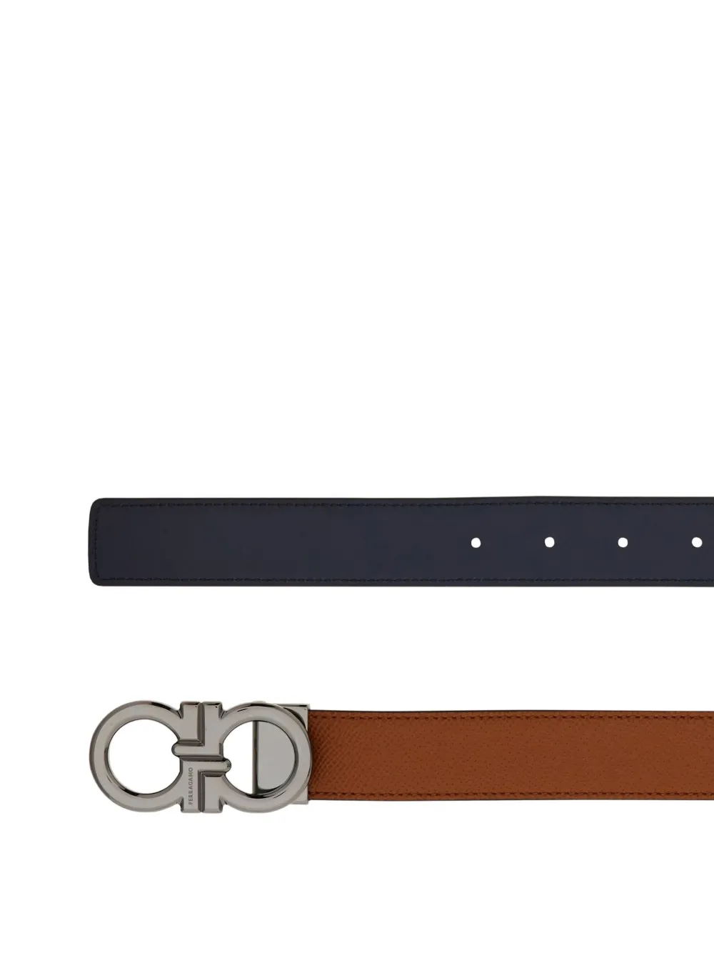 Ferragamo reversible Gancini belt - Bruin