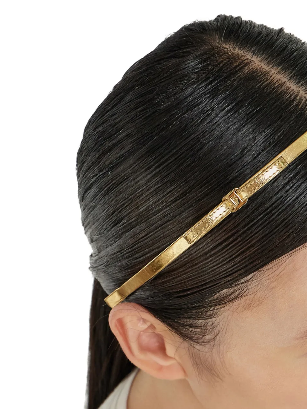Ferragamo Haarband met mini-strik Goud