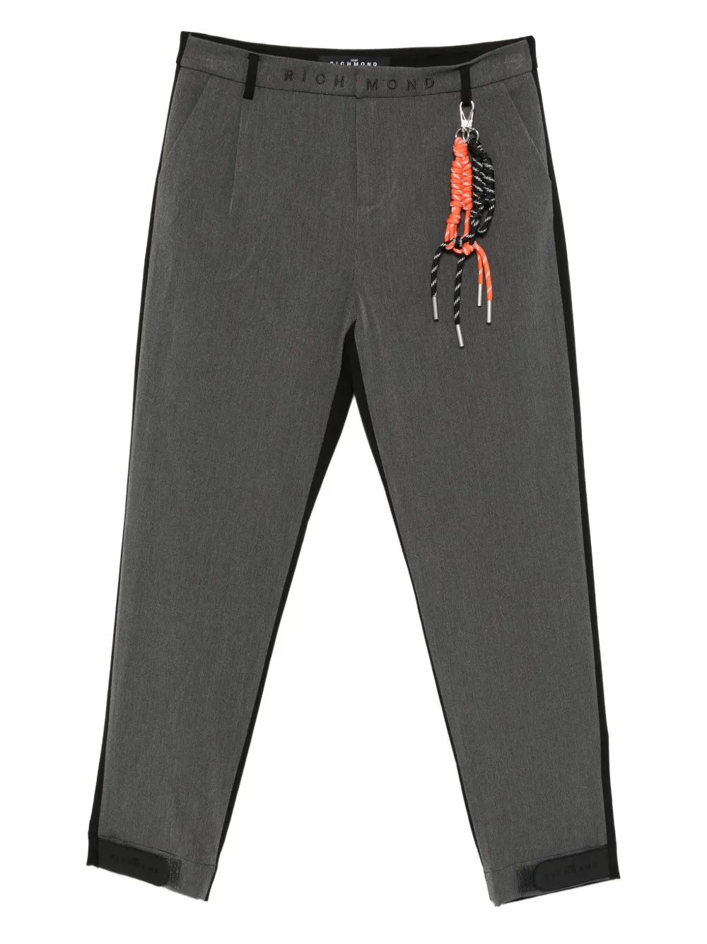 John Richmond Junior two-tone design trousers - Nero
