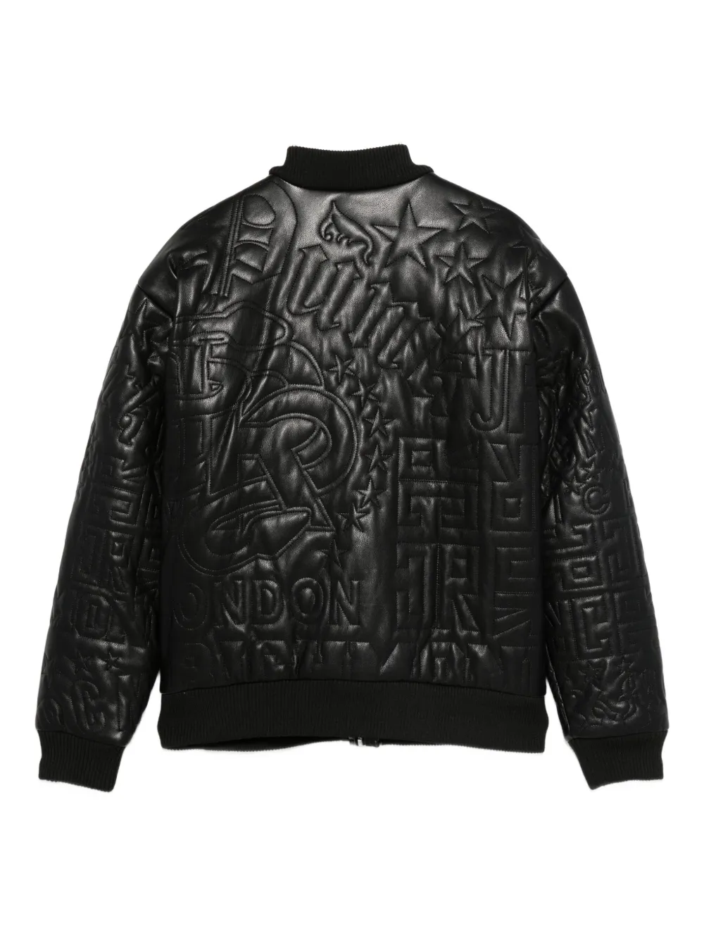 John Richmond Junior Jack met logo-reliëf Zwart