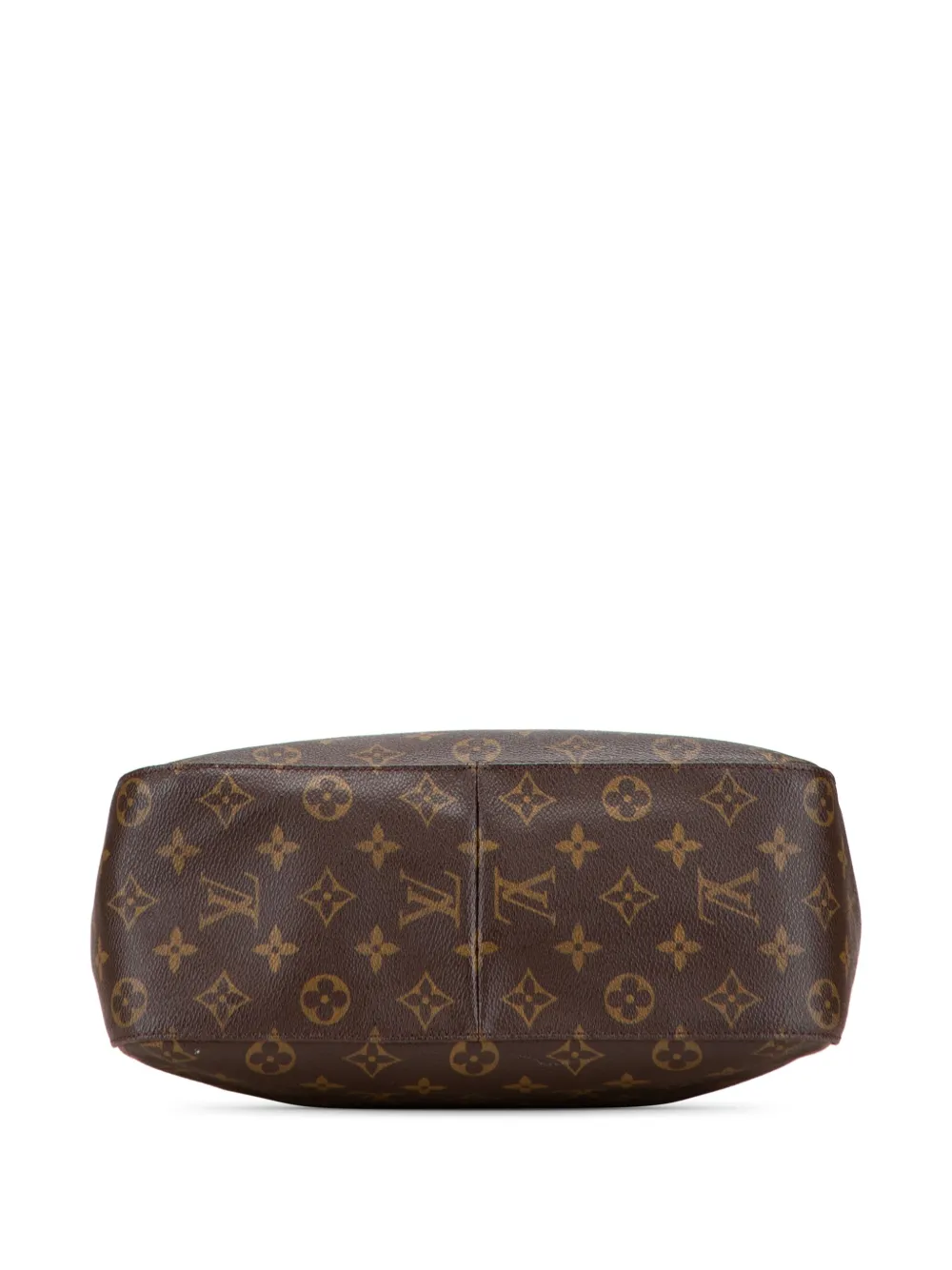 Pre-owned Louis Vuitton 2000 Monogram Looping Gm Shoulder Bag In Brown