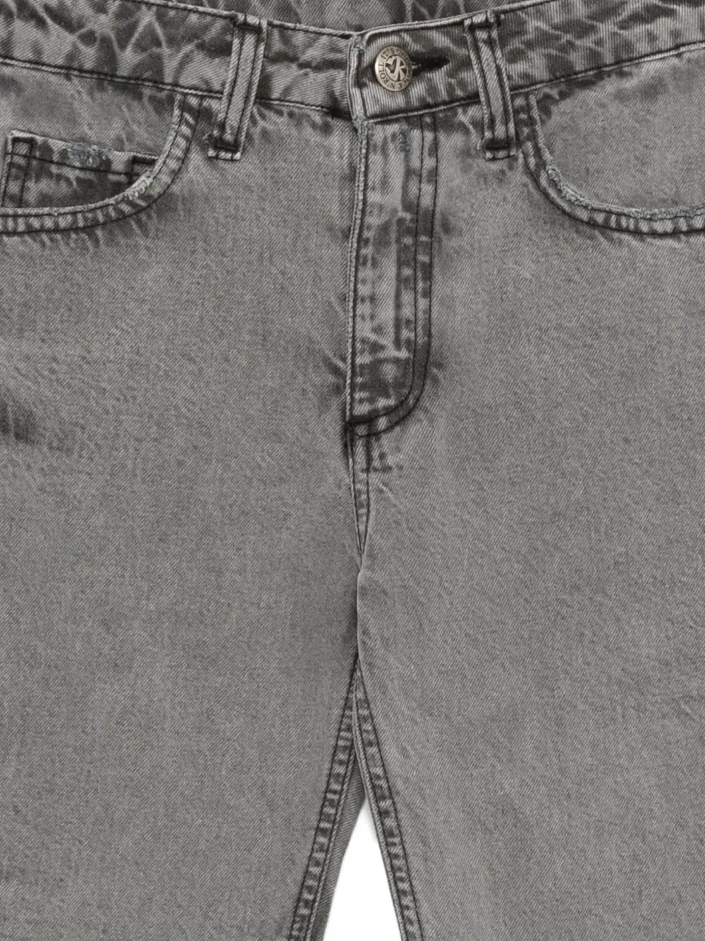 John Richmond Junior Gerafelde jeans Grijs