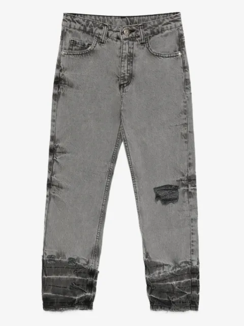 John Richmond Junior distressed straight-leg jeans