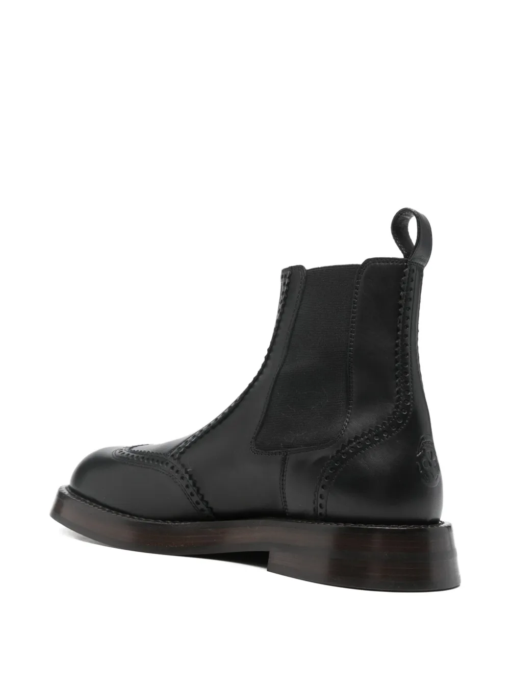 Alexander McQueen Leren laarzen Zwart