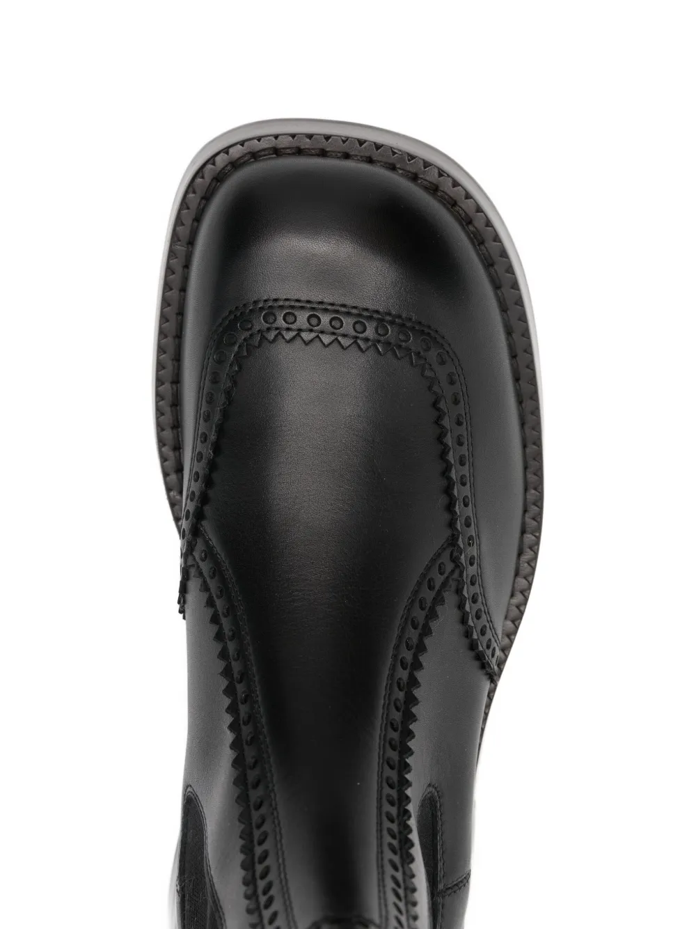 Alexander McQueen Leren laarzen Zwart