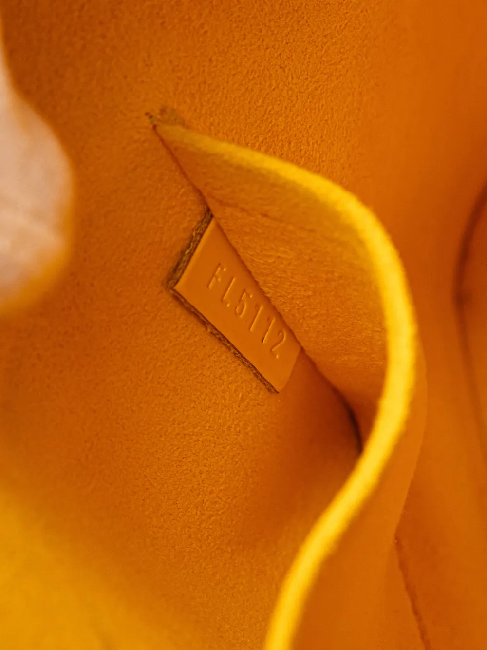 Pre-owned Louis Vuitton 2012 Epi Alma Bb Satchel In Yellow